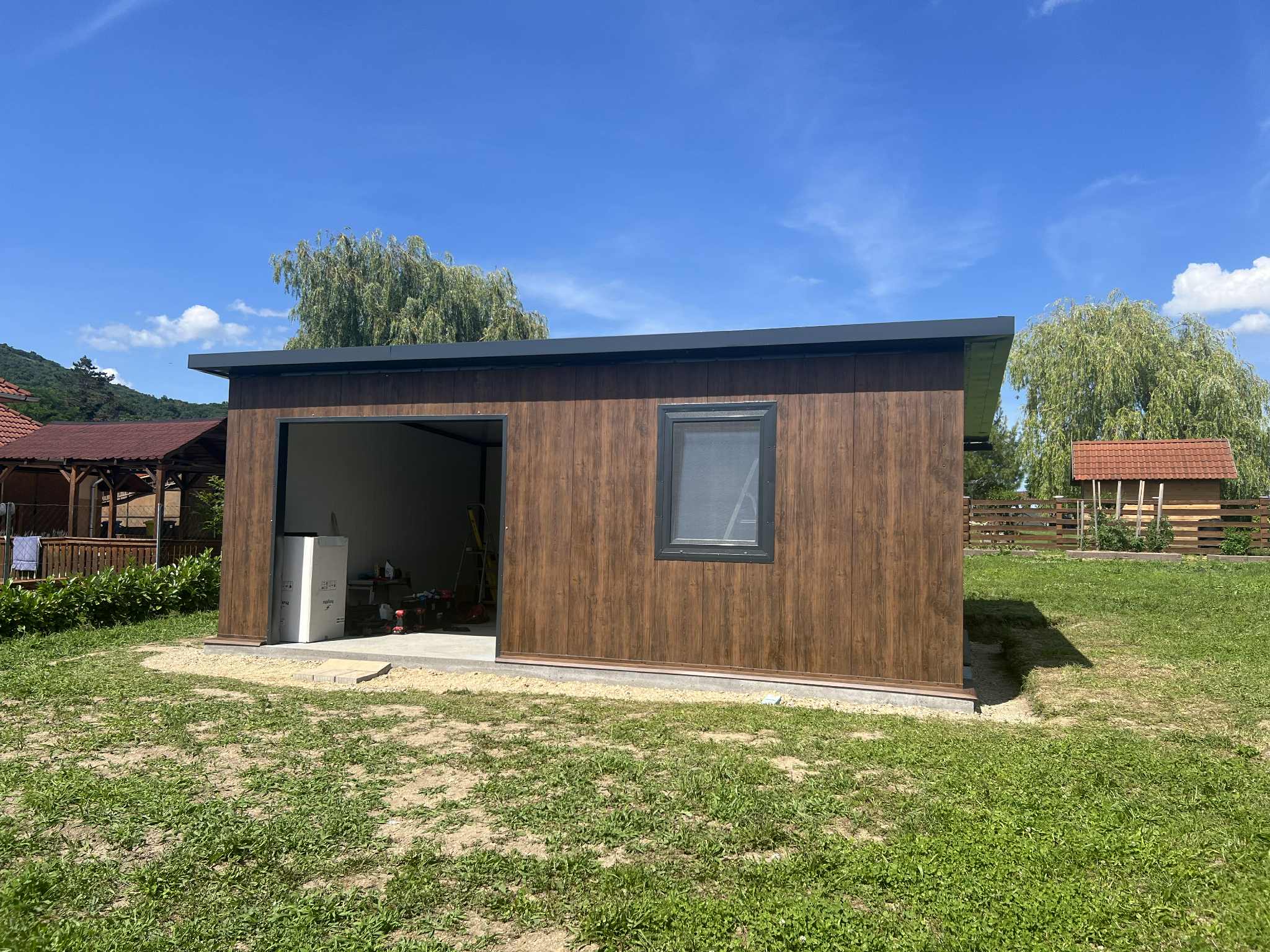 Szendvicspanel Garázs  36m2 DIÓ