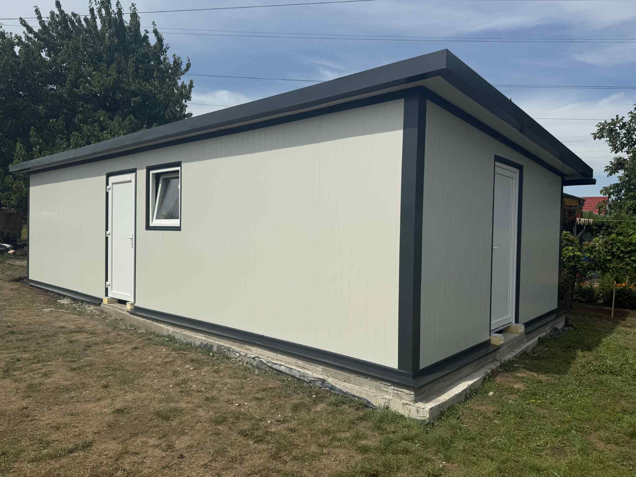 szendvicspanel melléképület  10x5